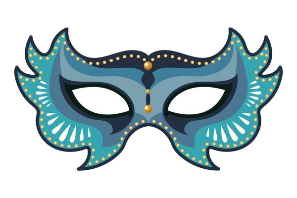 Maschera mardi gras — Vettoriale Stock