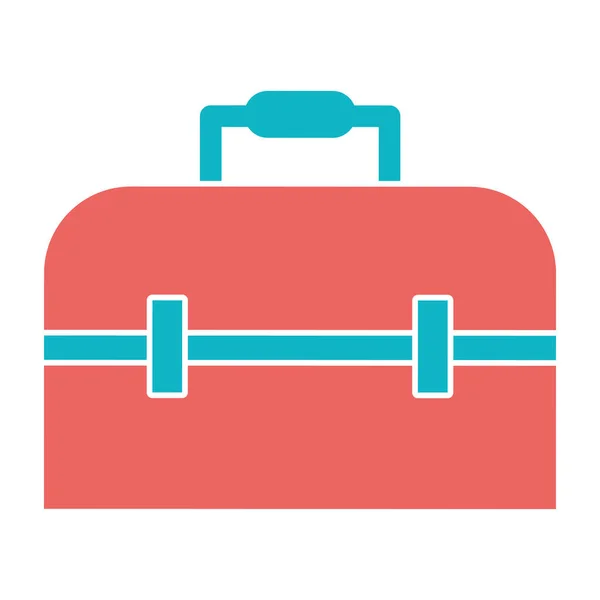 Suitcase icon cartoon — Stock Vector