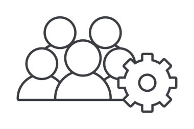 Gears'ı destek kullanıcılar karikatür