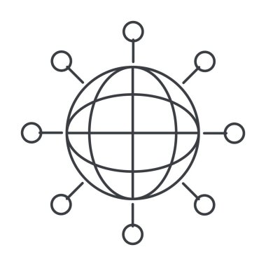 teknoloji web simgesi çizgi film