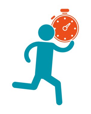 man pictogram cartoon