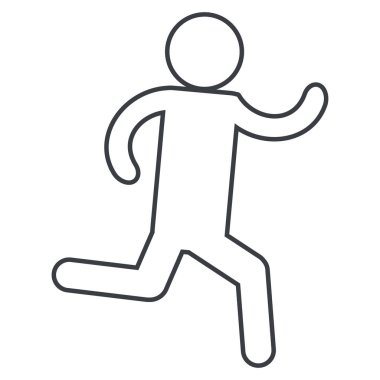 man pictogram cartoon