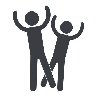 men pictogram cartoon