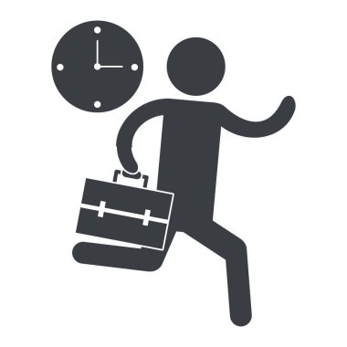 man pictogram cartoon