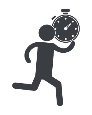 man pictogram cartoon