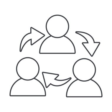 iş sosyal ağ çizgi film