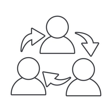 iş sosyal ağ çizgi film