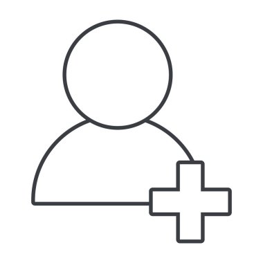 man pictogram cartoon