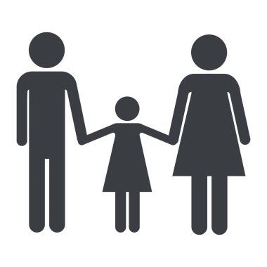 Aile piktogram çizgi film