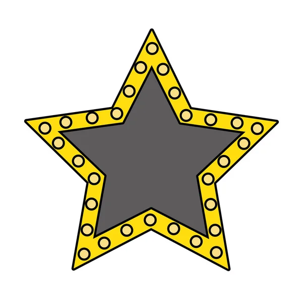 Estrelas luzes sinal símbolo — Vetor de Stock