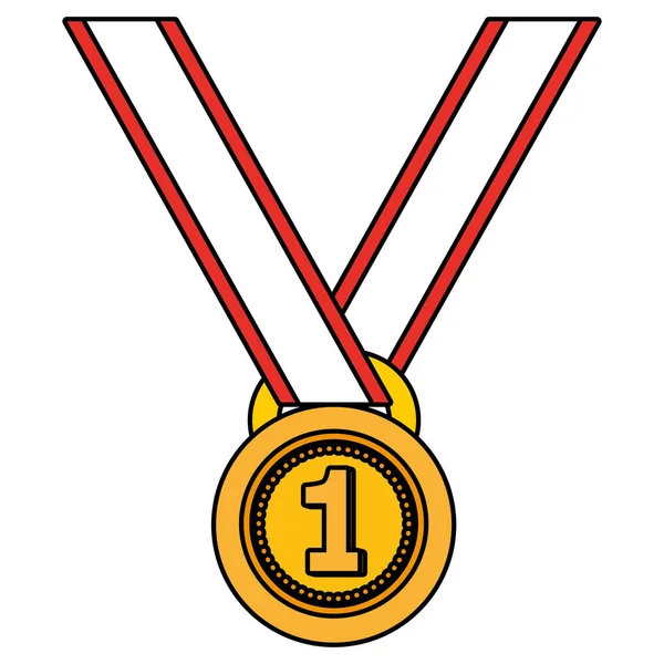 First place medal award — Stock Vector