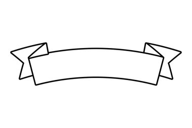 izole boş şerit afiş