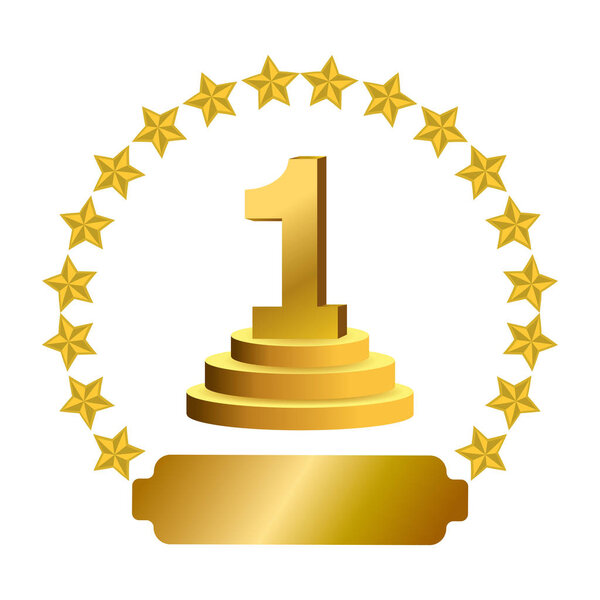 First place award symbol