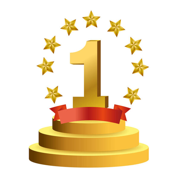 First place award symbol