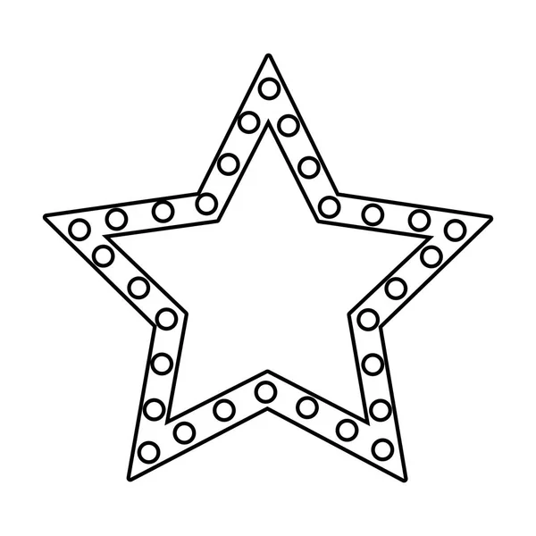 Symbol für die Auszeichnung mit dem Stern — Stockvektor