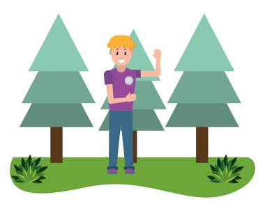 Genç adam çizgi filmi