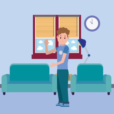 Genç adam çizgi filmi