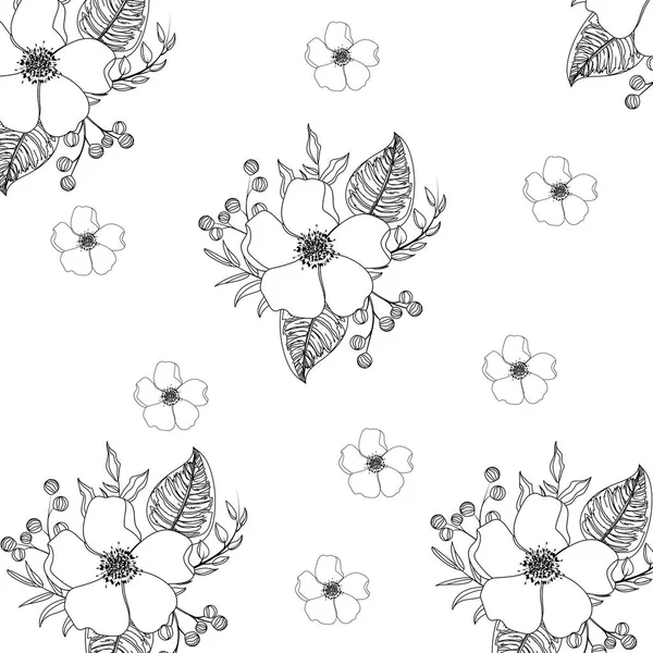 Fond de printemps floral — Image vectorielle