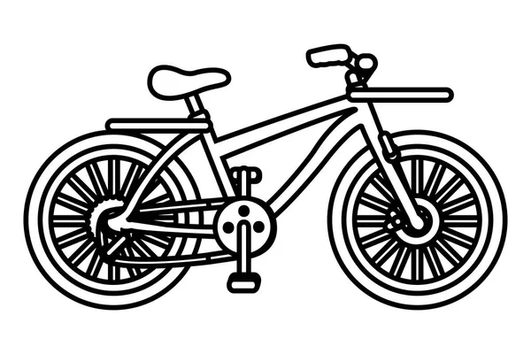 Transport vélo dessin animé — Image vectorielle