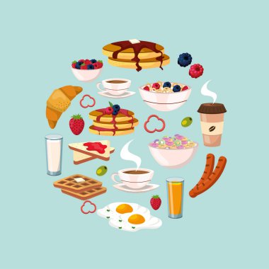 protein gıda beslenme ile sağlıklı kahvaltı ayarla