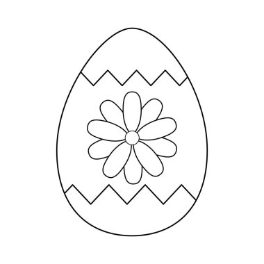 çiçek ile beautitul yumurta Paskalya simge boyalı
