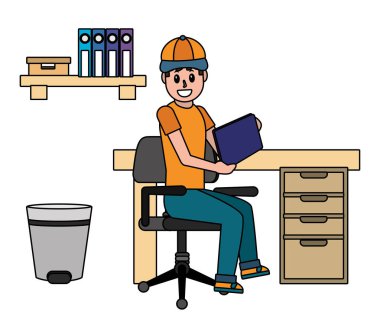 Genç adam çizgi filmi