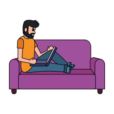 Genç adam çizgi filmi