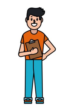 adam vücut çizgi film