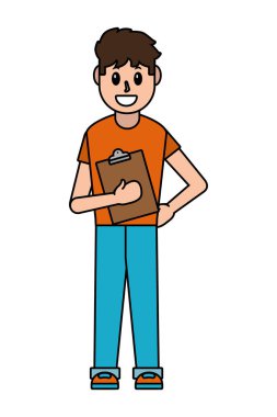 adam vücut çizgi film