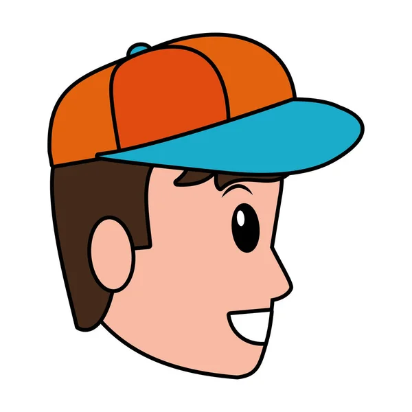 Jovem cartoon homem — Vetor de Stock