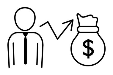 man pictogram cartoon