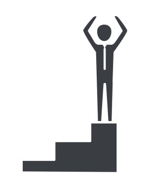 man pictogram cartoon