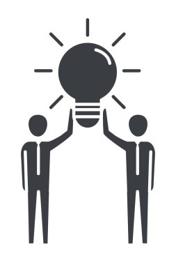 men pictogram cartoon