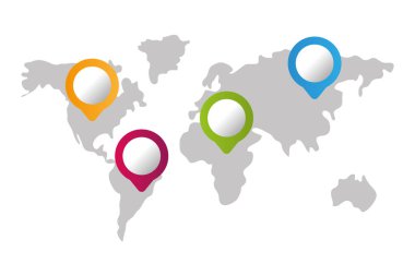 Dünya harita çizgi film