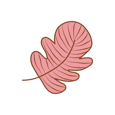 tropikal yaprak ekoloji simgesi