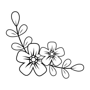 Sevimli çiçek çelenk taç