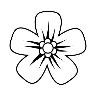 güzel çiçek dekoratif simgesi