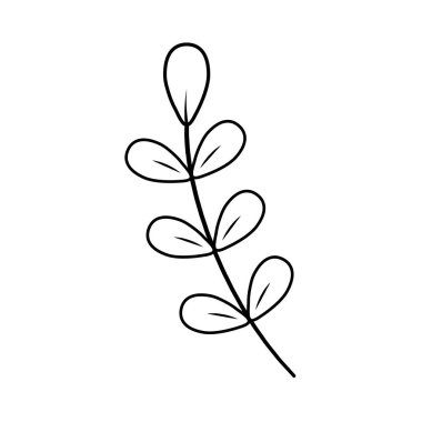 Yapraklı ağaç dalı.