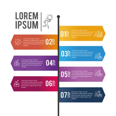 iş Infographic veri strateji bilgi