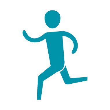man pictogram cartoon