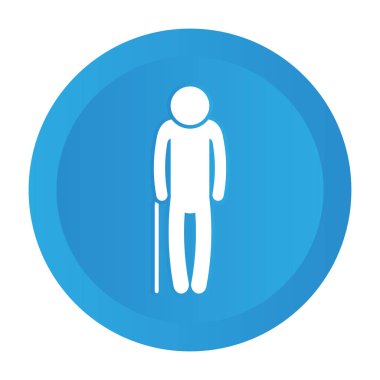 man pictogram cartoon