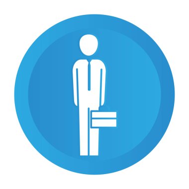 man pictogram cartoon