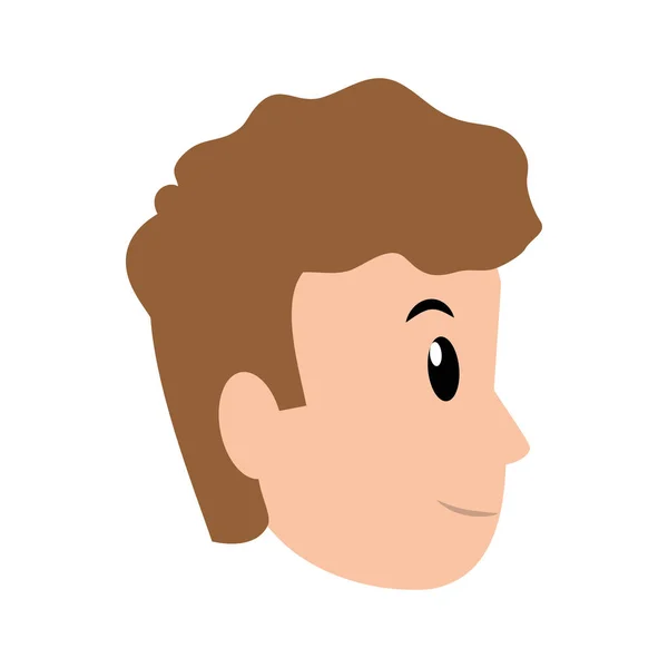 Hombre joven avatar — Vector de stock