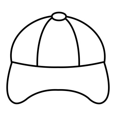 İzole şapka simgesi