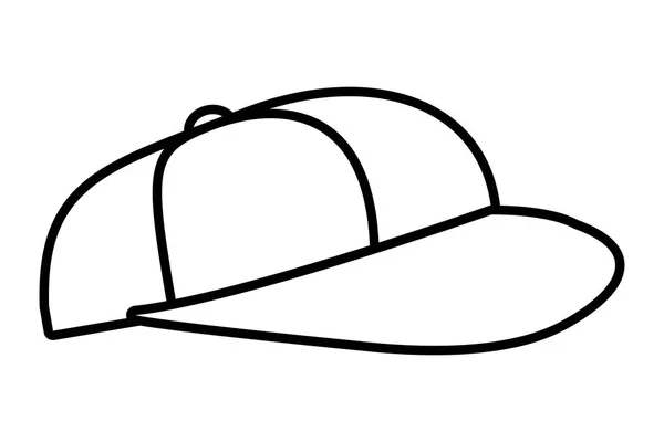 Icono del sombrero aislado — Vector de stock