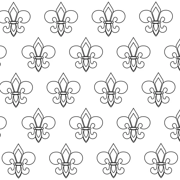 Fleur de lis tło — Wektor stockowy