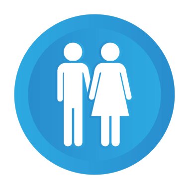 Çift piktogram çizgi film