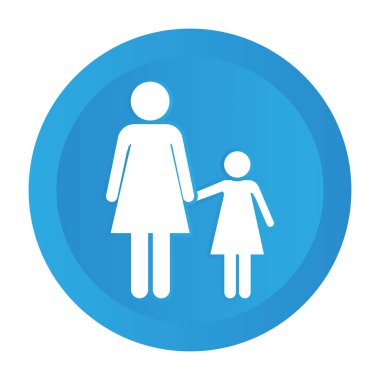 kadın piktogram çizgi film