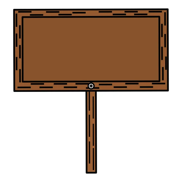木制标签孤立的图标 — 图库矢量图片