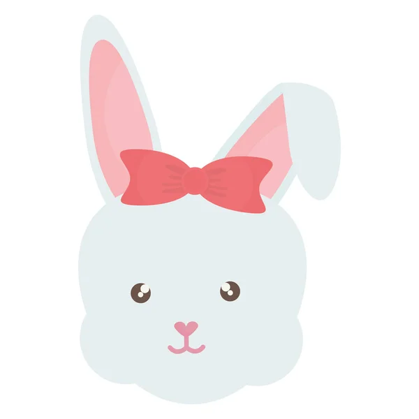 Söt kanin kvinnlig chef karaktär — Stock vektor